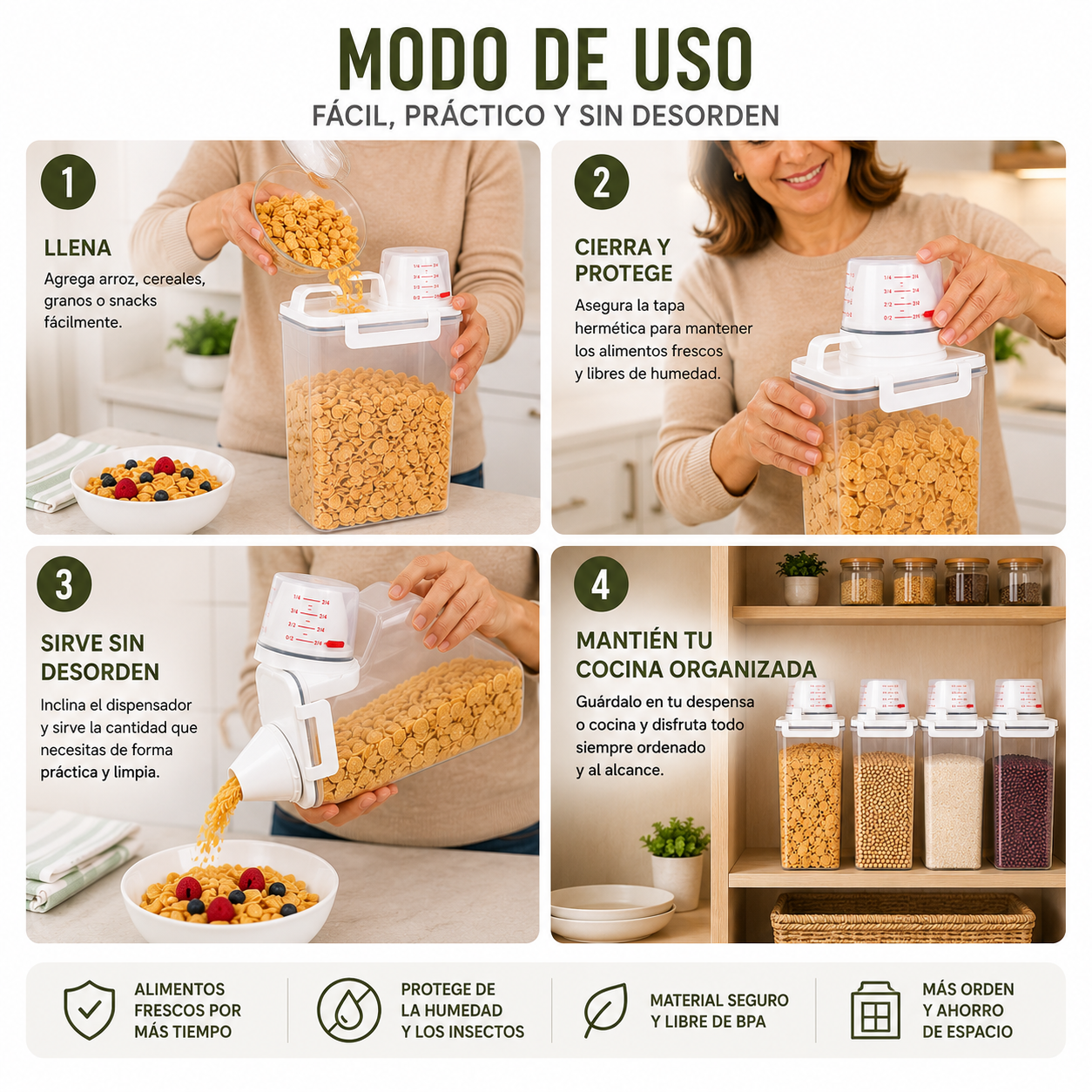 FreshLock® - Mantén tus alimentos frescos y protegidos por más tiempo
