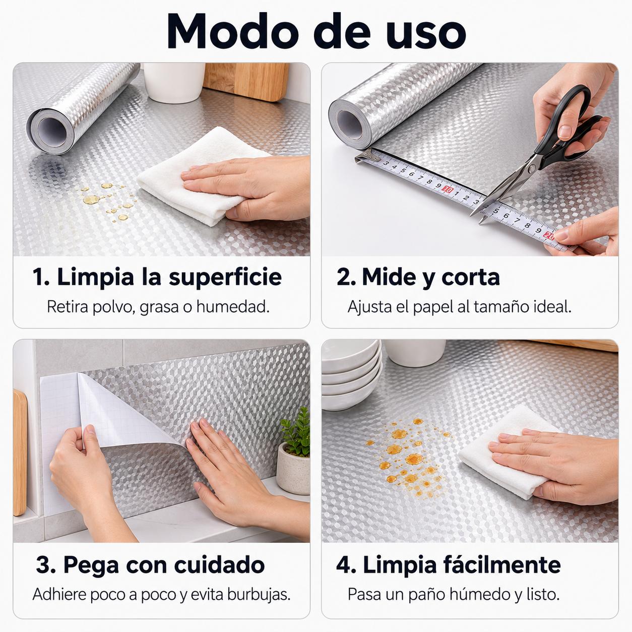 CocinaShield® - Protege tu cocina de grasa y manchas difíciles 5M