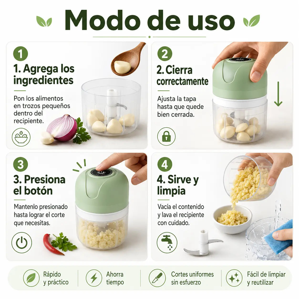 TurboPicador® - Prepara tus comidas en minutos