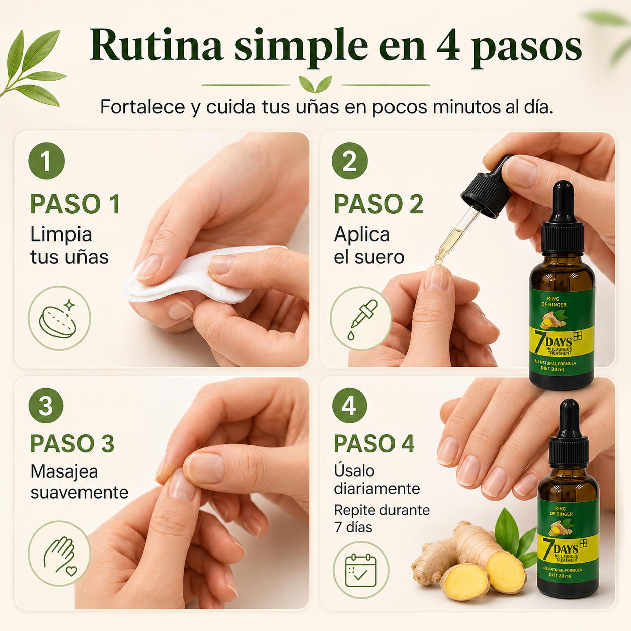 7 Days® - Ayuda a fortalecer uñas débiles y quebradizas